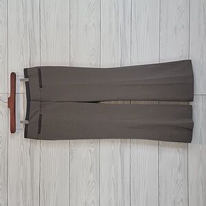 Express Editor Taupe Flare Leg Dress Pants Womens Size 4s